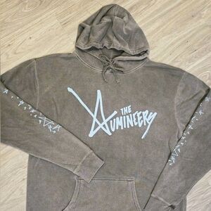 SOLD! The Lumineers Official Tour Merch Gray Pullover Hoodie Size XL Like New!